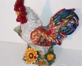 Vintage Ceramic Rooster Pitcher