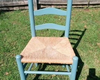 Rush Seat Ladderback Chair