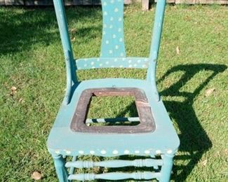 Vintage Slat Back Chair