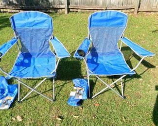 Lot Number:	71
Lead:	Pair of Ozark Trail Lawn Chairs
Description:	collapsible; in cases; like new; full size blue mesh