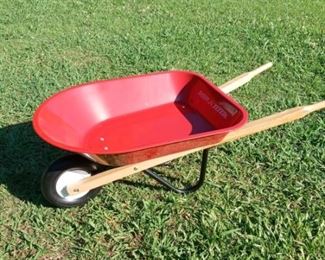 Lot Number:	94
Lead:	Radio Flyer Red Wheel Barrow
Description:	like new condition; 33" from wheel to end of handles
