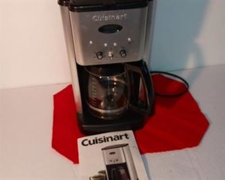 Lot Number:	101
Lead:	Cuisinart Coffeemaker
Description:	has booklet; works DCC-1200 series
