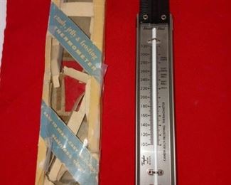 Lot Number:	105
Lead:	Taylor Jelly/ Candy Thermometer
Description:	new in box; stainless steel Made in USA
