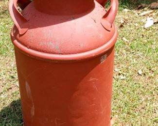 Lot Number:	106
Lead:	Vintage Milk Can
Description:	painted; solid 24" tall by 13" diameter