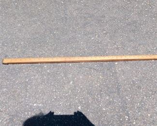 Lot Number:	124
Lead:	Vintage Stanley Extending Yard Stick
Description:	No 360; New Britain, Conn. USA wood & brass