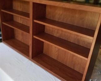 Lot Number:	159
Lead:	Long Bookcase
Description:	6 shelves, plus top 47" long by 26" tall by 8"