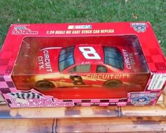 Lot Number:	187
Lead:	Circuit City Racing Champion Car
Description:	Nascar 50th Anniversary diecast; 1:24 scale; unopened in box