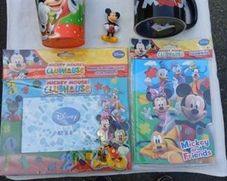 Lot Number:	317
Lead:	Disney Mickey Mouse Lot 7- unused items
Description:	items unused black ceramic cup. red Christmas cup, small figurine, magnetic picture frame, and Mickey & Friends journal