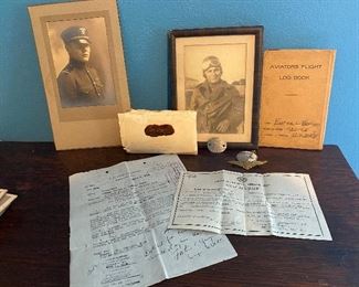 Photos and service papers for Fosters Yawger, President of Keylocks Manufacturing Co.