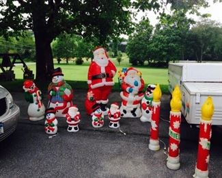 Christmas blow molds