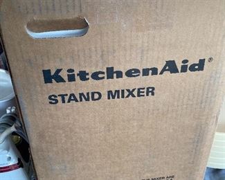 Red Kitchen Aid mixer new in box.