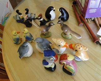 Bird Salt and Pepper Shaker Collection (there are other S&Ps that are not birds) $5 each
