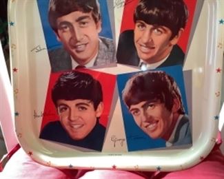 1964 Beatles Metal Tray