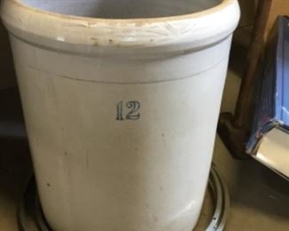 Crock, 12 gallon - as is