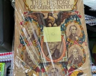 Vintage history books for home school