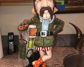 Vintage Juta Sangthaweep "Why Yes I Fly" Statue
Plaster statue, measures 19"H