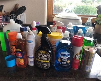 Household Cleaners
Very Large Lot of Household cleaning supplies. Some open some not.