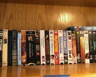 Assorted VHS Tapes and DVDs
Includes Lincoln (DVD), Let it Ride, Soul Food, Meet Joe Black