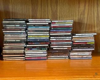 Large Collection of CDs and Cassette Tapes
Collection of CDs with artists such as Neil Diamond, Lee Greenwood, Garth Brooks, Hootie and the Blowfish and more. **CD cases not checked. Contents may be different from cover or missing** Also includes cassette tapes of Hank Williams, The Eagles, Alabama, and more.