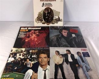 Assorted Records
Music from "Burt Bacharach", Neil Diamond, and Huey Lewis and the News