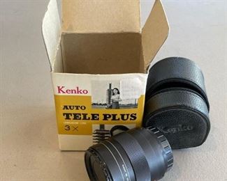 Kenko Auto Teleplus 3x Lens
One (1) lens with case