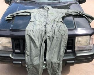 Military Fatigues and Coveralls
46L. Six (6) sets in various condition. Some are very worn and torn.