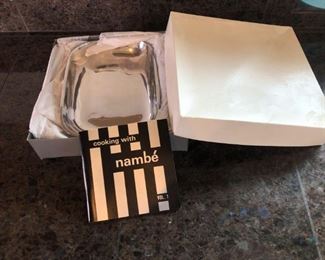 Nambe Tray
One (1) Nambe tray 10" long. Great condition, like new.