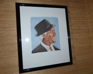 Tony Bennett signed limited edition print of Frank Sinatra 