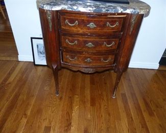 Marble top cabinet