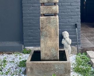 Very nice tall water fountain purchased from Jackson Home & Garden