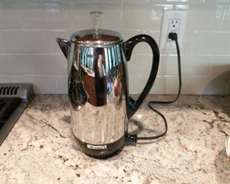 Working coffee pot vintage style