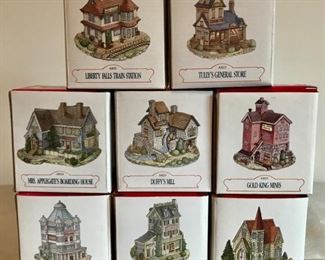 Christmas houses village set