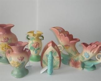 Nice group of Hull pottery