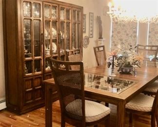 Vintage dining room set with china cabinet 