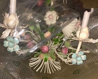 Italian tole chandelier 