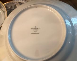 Beautiful set of Limoges Bernardaud china "Chateaubriand" Service for 12 plus