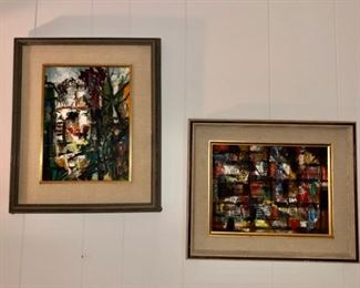 Mid Century art signed "Hogan"