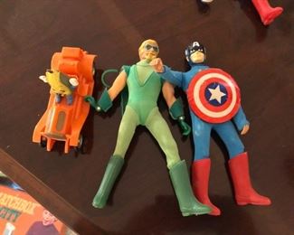 Mego Capt. America & Green Arrow