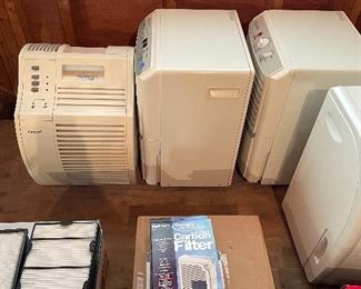 Air Conditioners, Dehumidifiers 