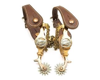 North & Judd Hercules Bronze Horsehead Spurs