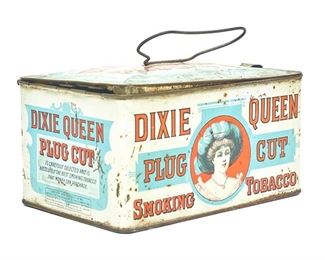 Vintage Dixie Queen Tobacco Tin