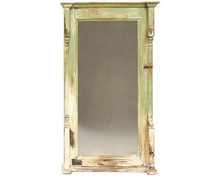 Rustic wooden framed full-length mirror
75"h x 40"w