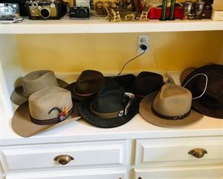 Stetson hats among others