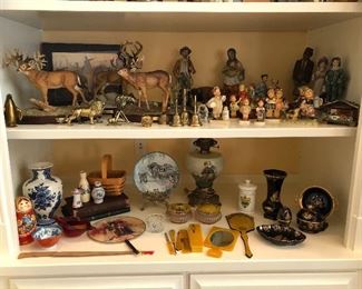 Hummels, Limoges, Longaberger baskets (2), Vintage vanity mirror set and more... 