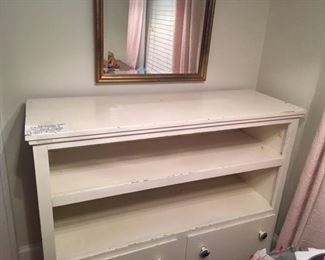 Handmade maple bookcase, TV stand, with deep drawers