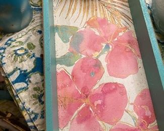 Cute tray for vanity or bedside table!