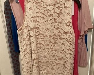 Lace top with lining