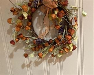 Fall wreath ready to hang 