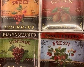 Four brand new never used cocktail dishes