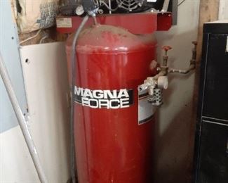 60 gallon compressor. Works well.